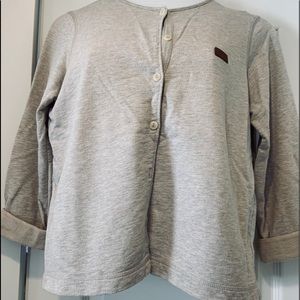 Off white jersey knit jacket by Ralph Lauren